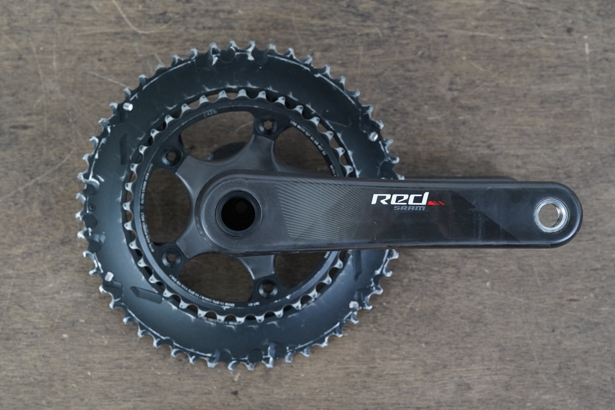 172.5mm 52/36T BB30 SRAM Red 22 Carbon Road Crankset 546g