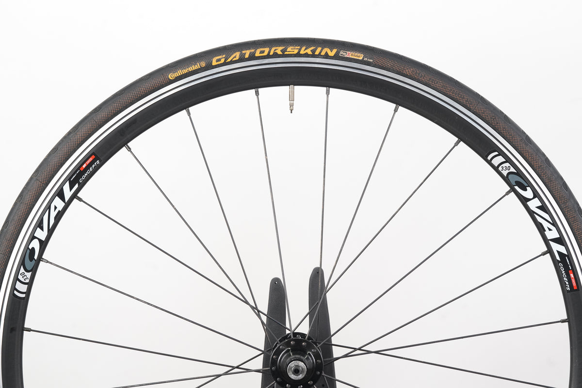 Oval Concepts 330 Alloy Clincher Rim Brake Wheelset Shimano/SRAM 10 Speed