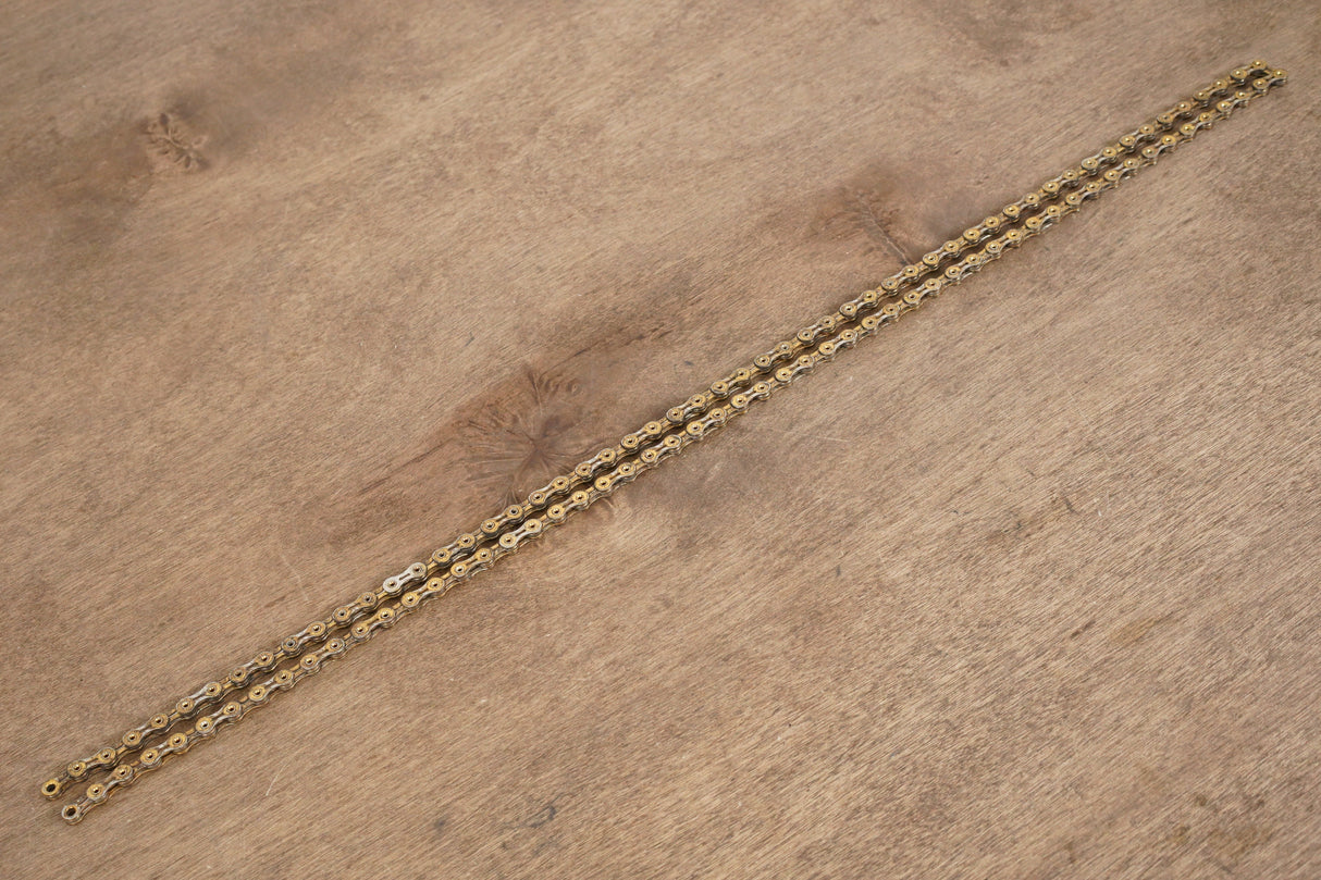 108L KMC X11SL Gold 11 Speed Road Chain 50% Life Remaining 108 Links