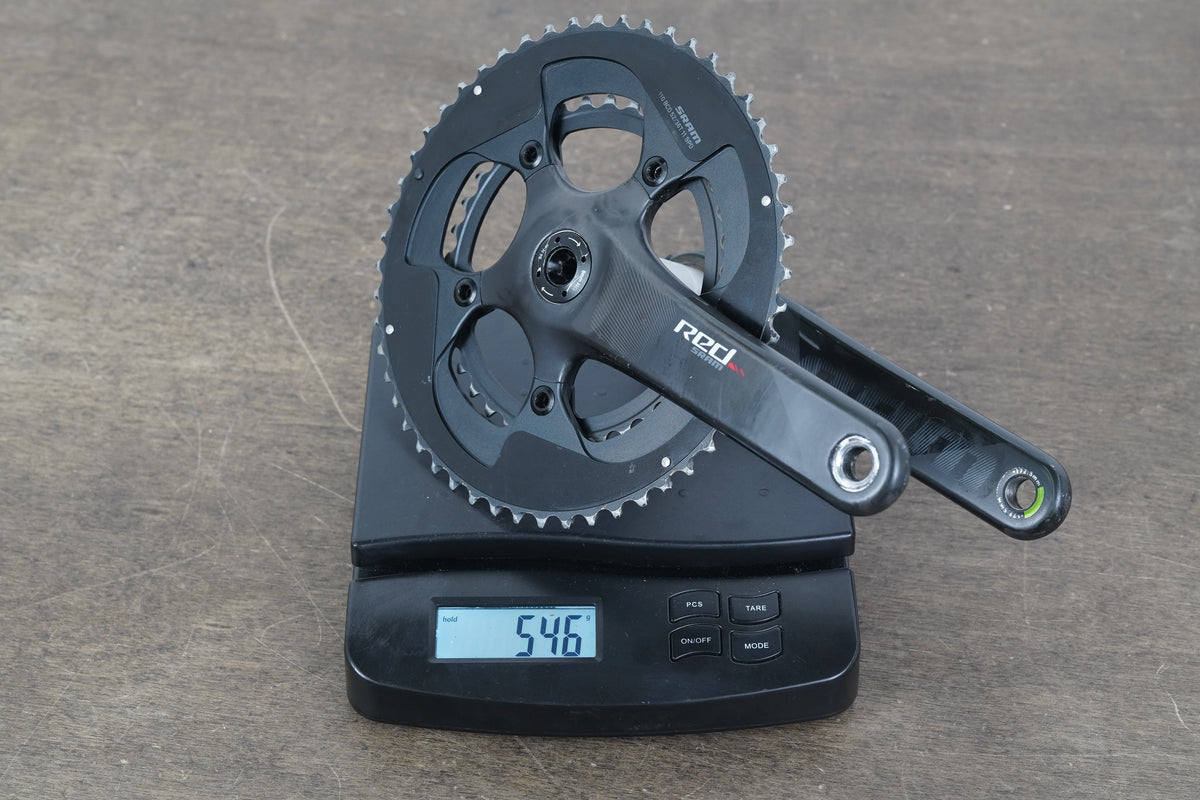 172.5mm 52/36T BB30 SRAM Red 22 Carbon Road Crankset 546g
