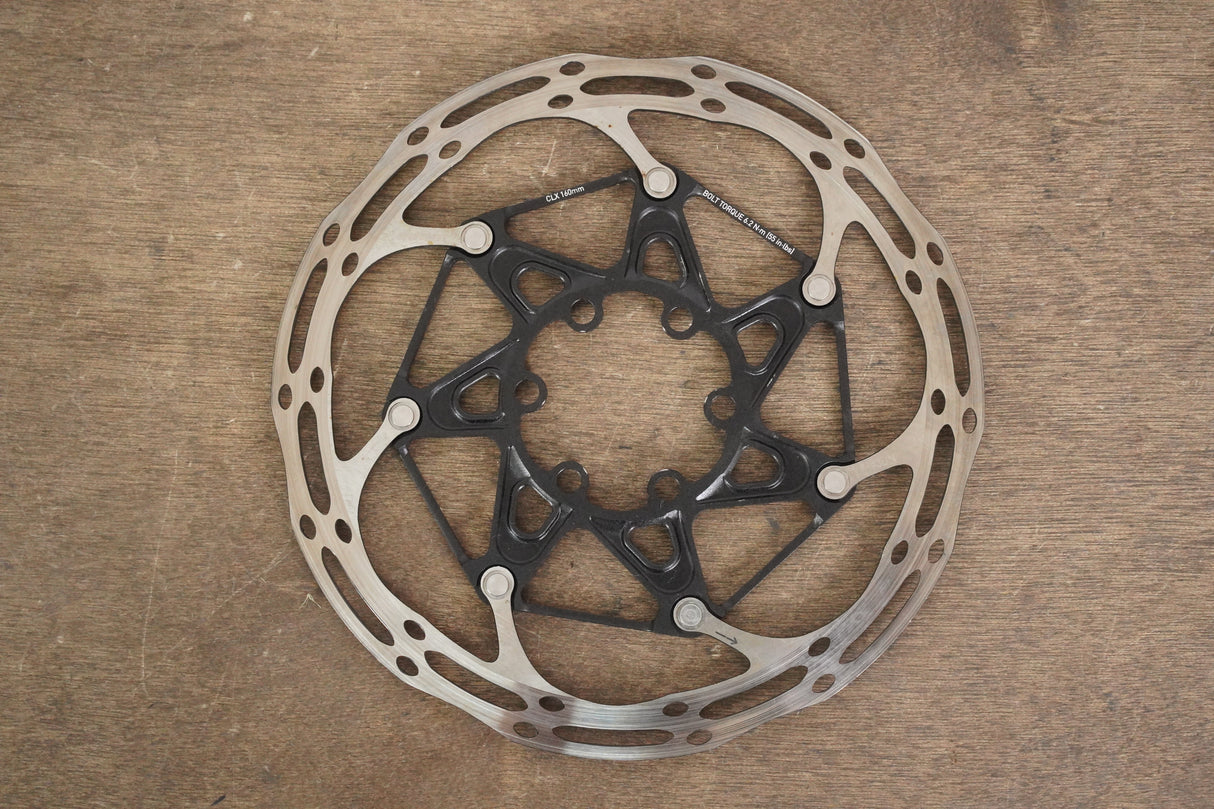 (2) 160mm SRAM CenterLine CLX 6 Bolt Disc Brake Rotors