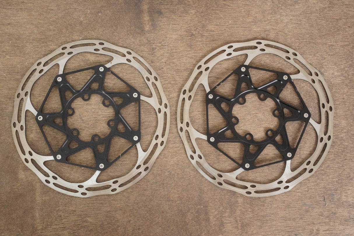 (2) 160mm SRAM CenterLine CLX 6 Bolt Disc Brake Rotors
