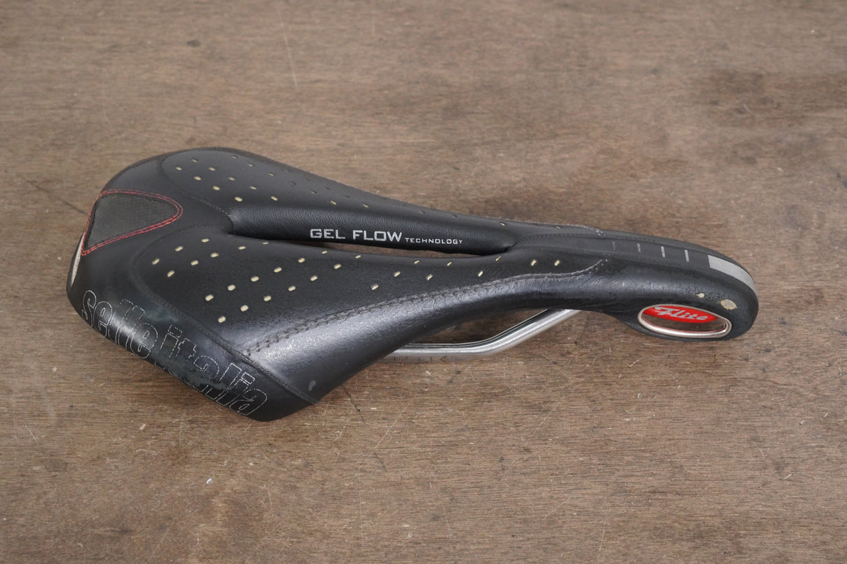 143mm Selle Italia Gel Flow Flite Alloy Rail Road Saddle 249g