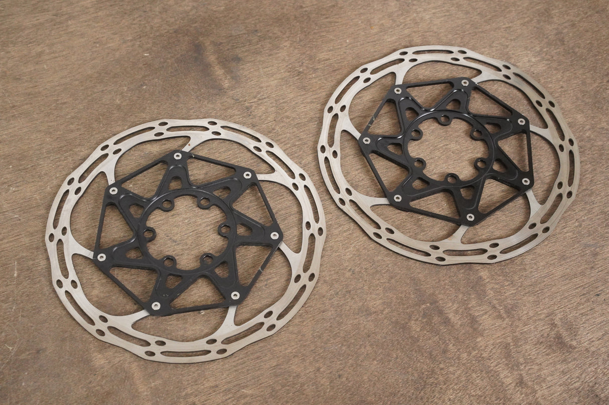 (2) 160mm SRAM CenterLine CLX 6 Bolt Disc Brake Rotors