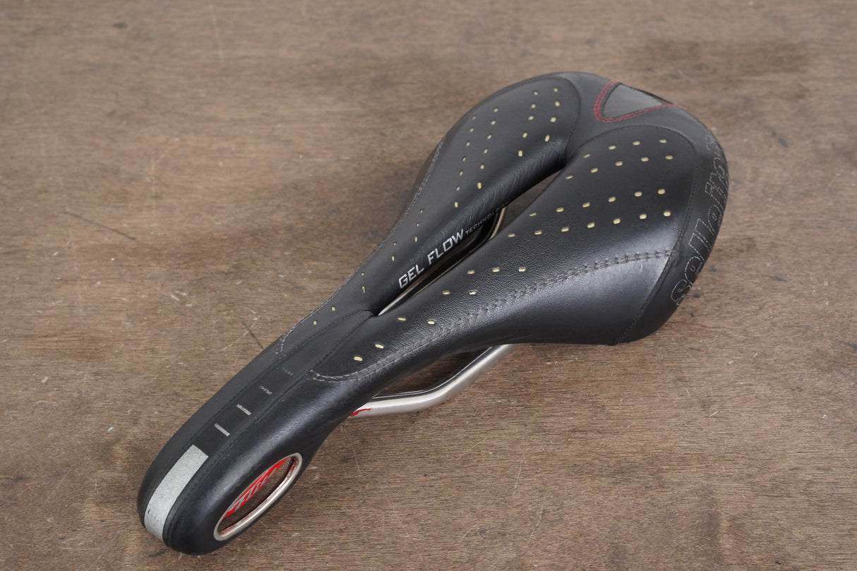 143mm Selle Italia Gel Flow Flite Alloy Rail Road Saddle 249g