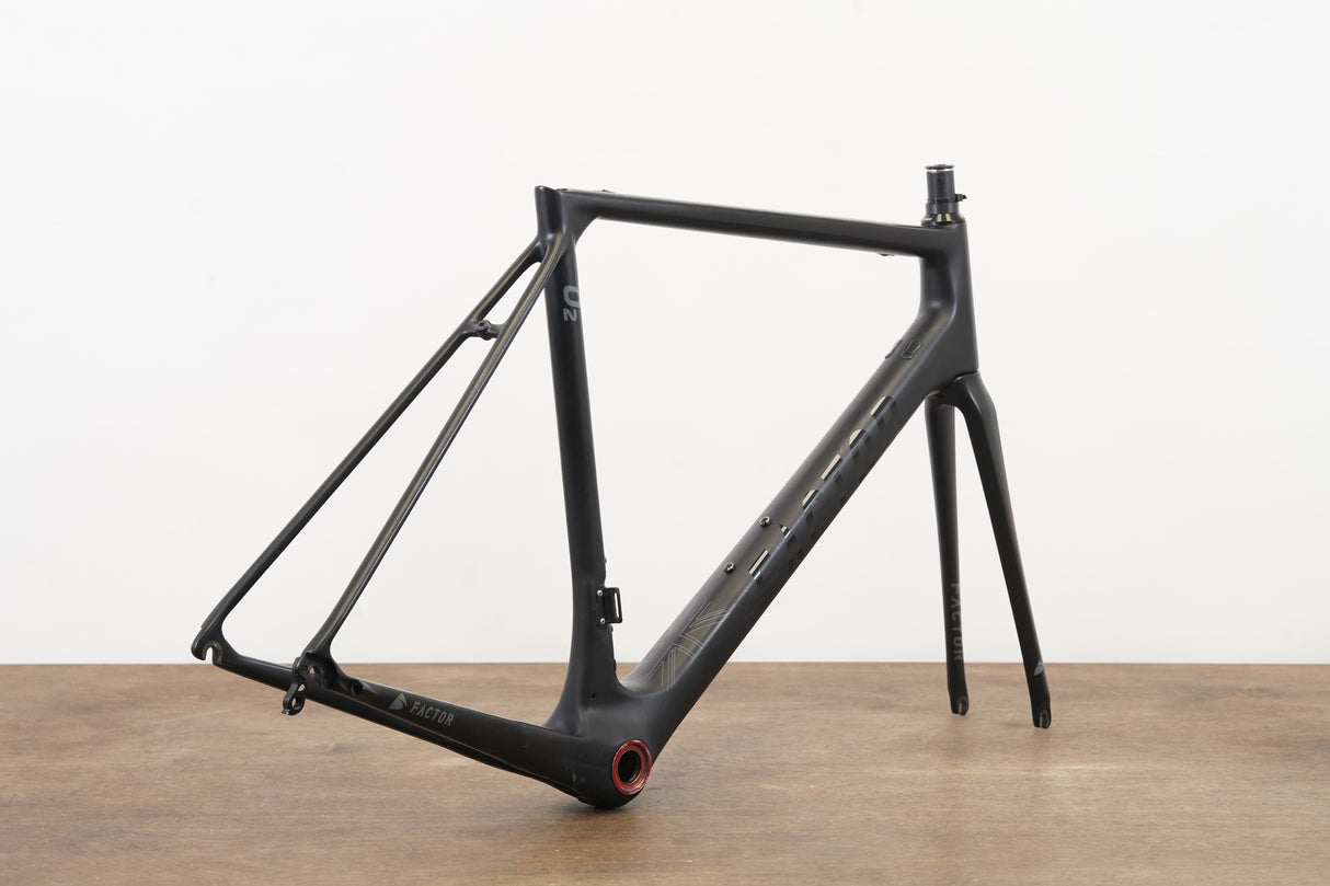 56cm Factor O2 Carbon Rim Brake Road Frameset *Repaired*