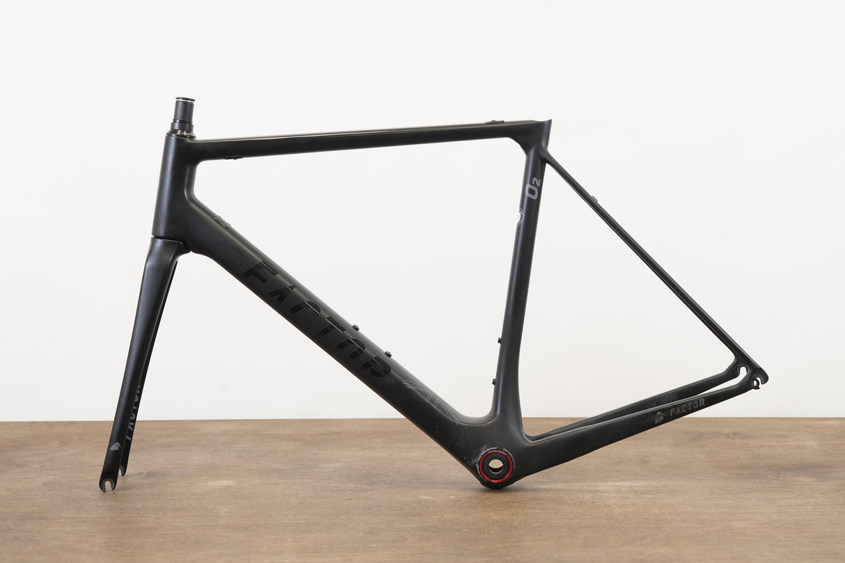 56cm Factor O2 Carbon Rim Brake Road Frameset *Repaired*
