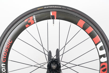 American Classic Series 3 58 Carbon Tubular Rim Brake Road Wheelset 10 Speed