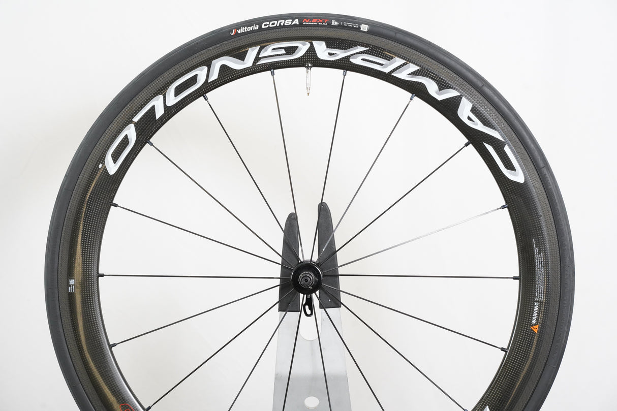 Campagnolo Bora One 50 Carbon Tubeless Clincher Rim Brake Wheelset 11 Speed