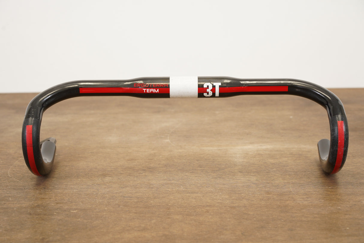 42cm 3T Ergoterra Team Carbon Compact Flared Gravel Handlebar 31.8mm