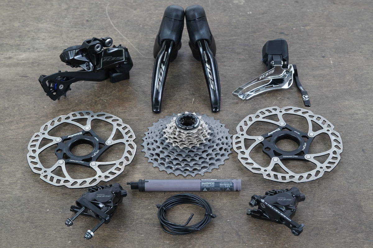 Shimano 105 R7170 Di2 12 Speed Electronic Hydraulic Disc Brake Road Groupset