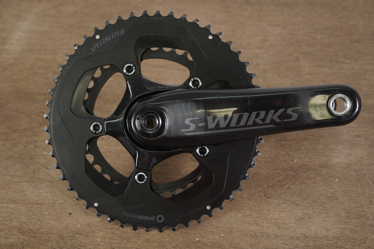 172.5mm 52/36T BB30 Specialized S-WORKS Dual Power Meter Carbon Road Crankset