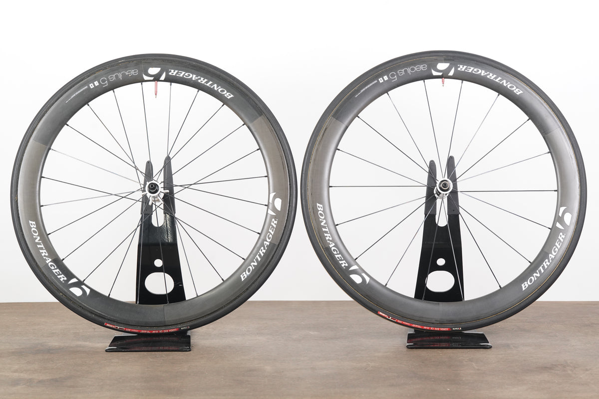 Bontrager Aeolus 5 Carbon Tubular Rim Brake Wheelset Shimano/SRAM 11 Speed
