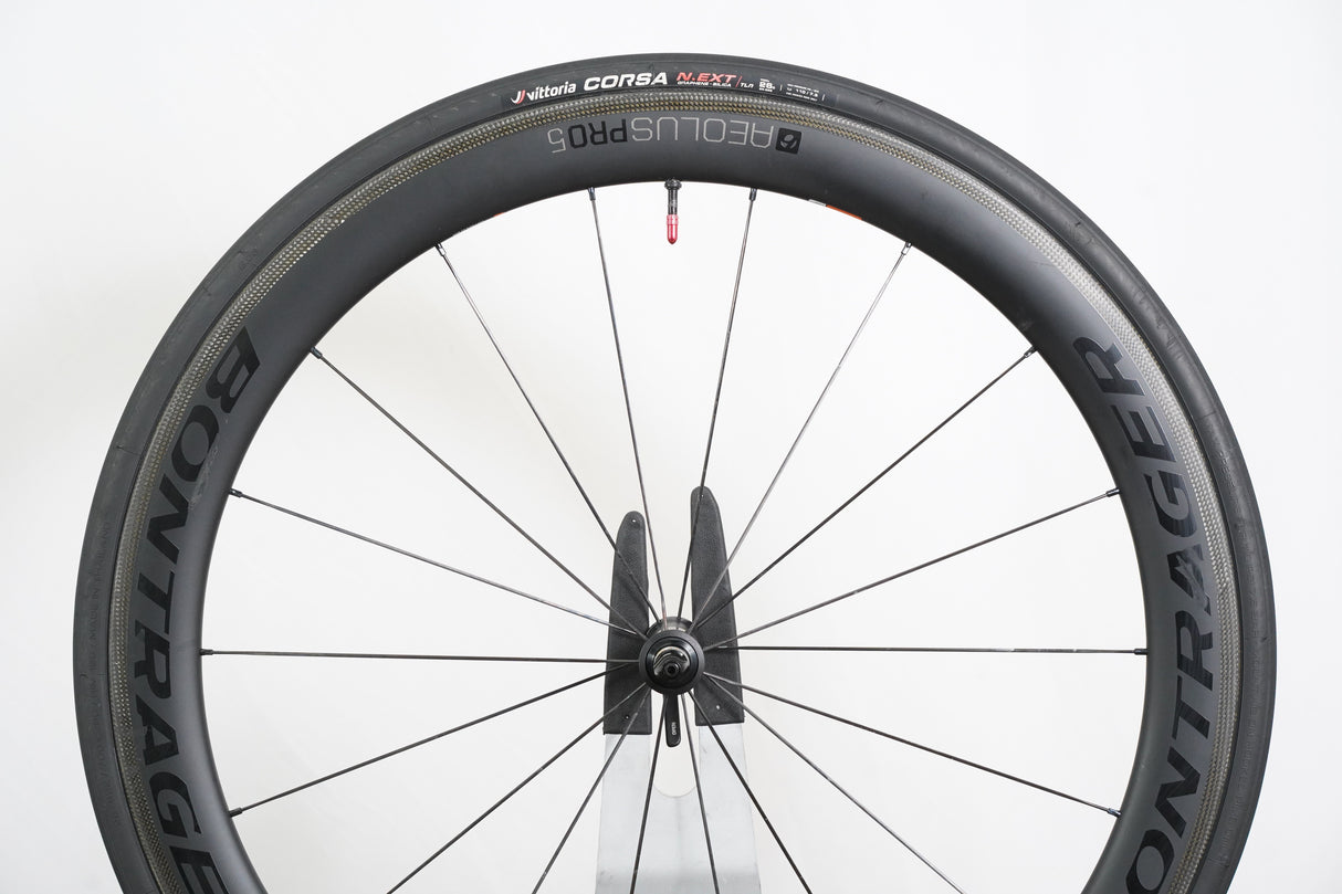 Bontrager Aeolus Pro 5 TLR Carbon Tubeless Clincher Rim Brake Wheelset 11 Speed