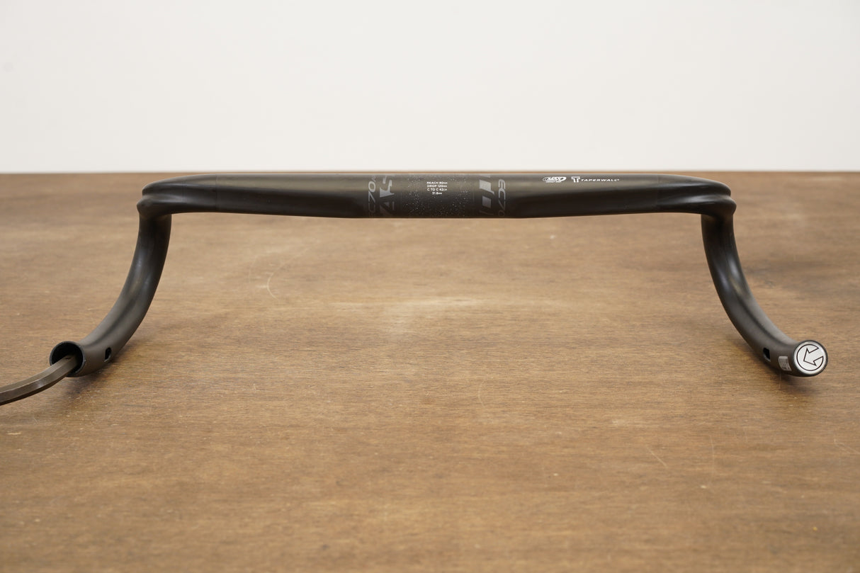 42cm Easton EC70 AX Carbon Compact Gravel Handlebar 31.8mm EC 70