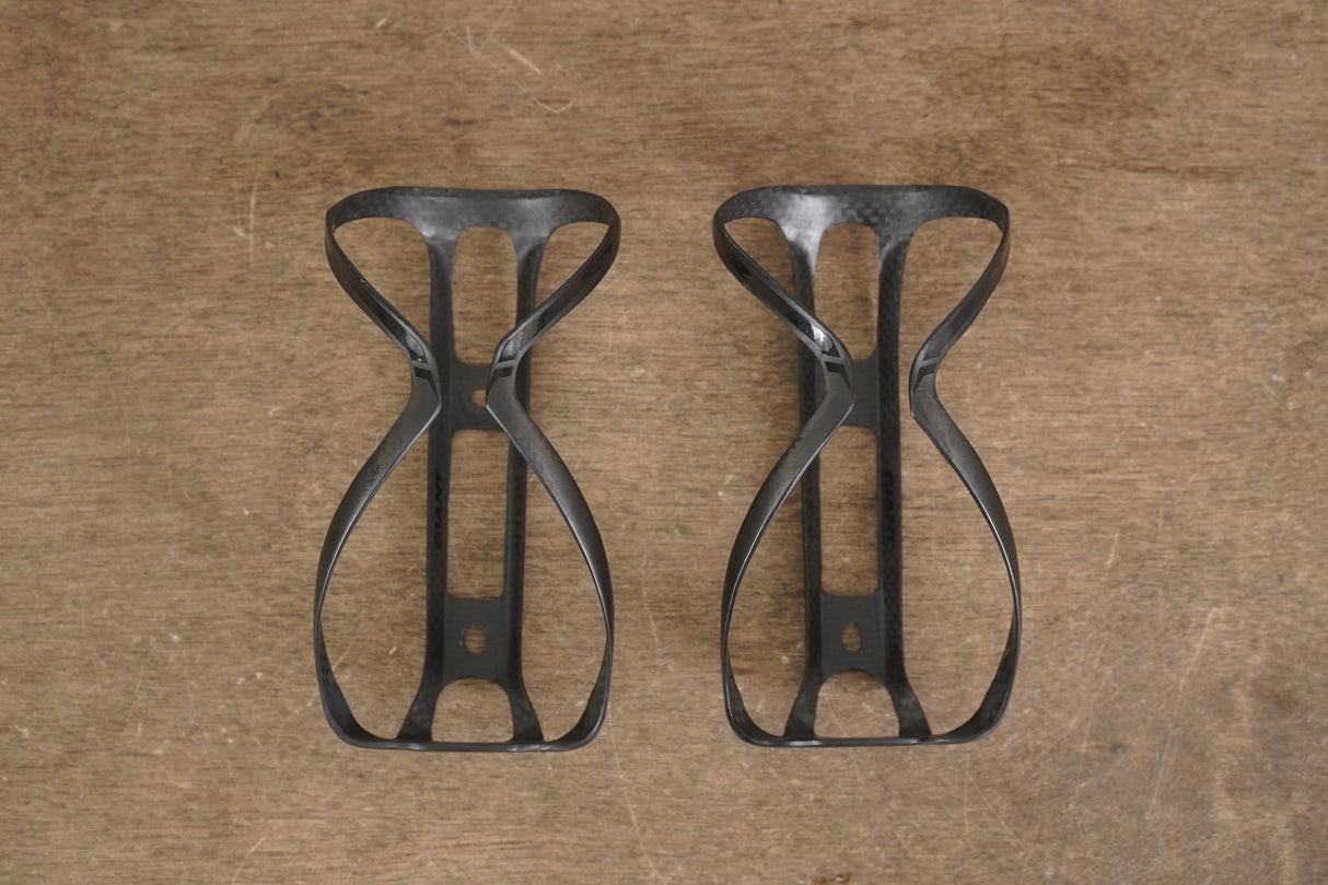 (2) Giant Carbon Water Bottle Cages 38g