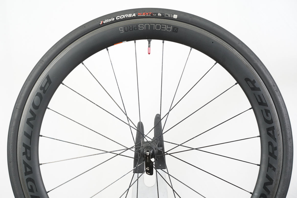 Bontrager Aeolus Pro 5 TLR Carbon Tubeless Clincher Rim Brake Wheelset 11 Speed