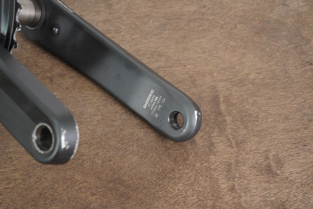 175mm 50/34T Shimano Ultegra FC-6800 11 Speed Crankset