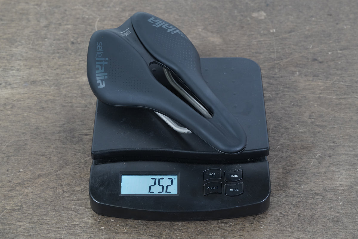 145mm Selle Italia Novus Evo Boost Ti316 Superflow Road Bike Saddle 252g