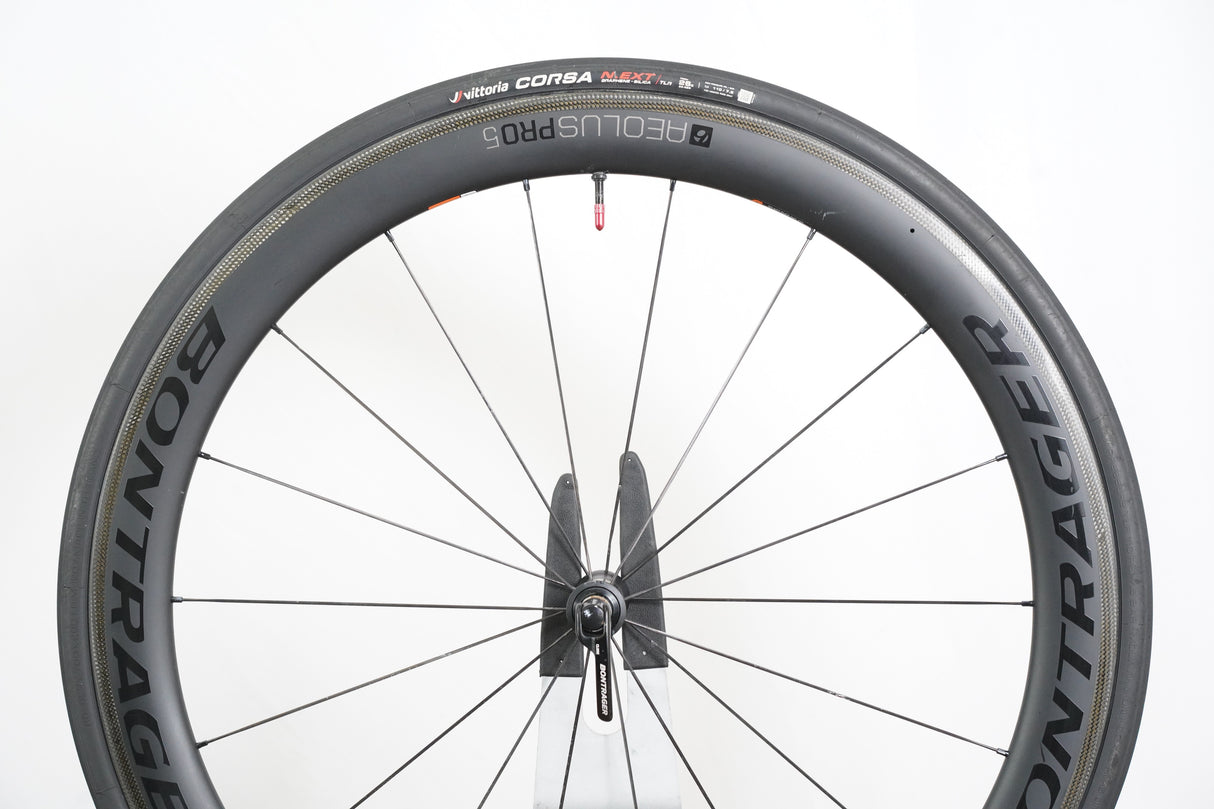 Bontrager Aeolus Pro 5 TLR Carbon Tubeless Clincher Rim Brake Wheelset 11 Speed