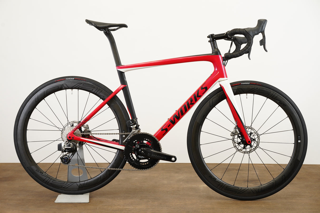 58cm Specialized S-WORKS Tarmac SL6 SRAM Red eTap Roval Carbon Disc Brake Bike