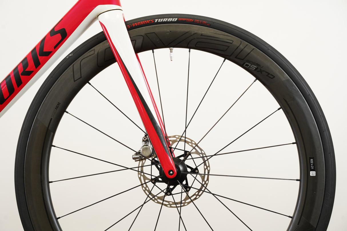 58cm Specialized S-WORKS Tarmac SL6 SRAM Red eTap Roval Carbon Disc Brake Bike