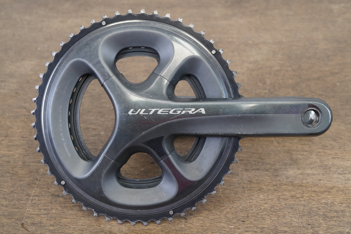 165mm 52/36T Shimano Ultegra FC-6800 11 Speed Crankset 694g
