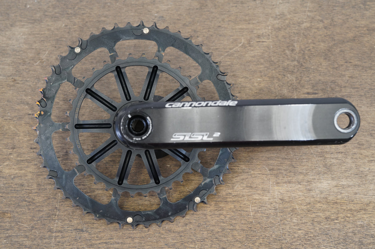172.5mm 50/34T BB30 Cannondale SiSL2 Spidering Hollowgram Road Crankset SiSL 2