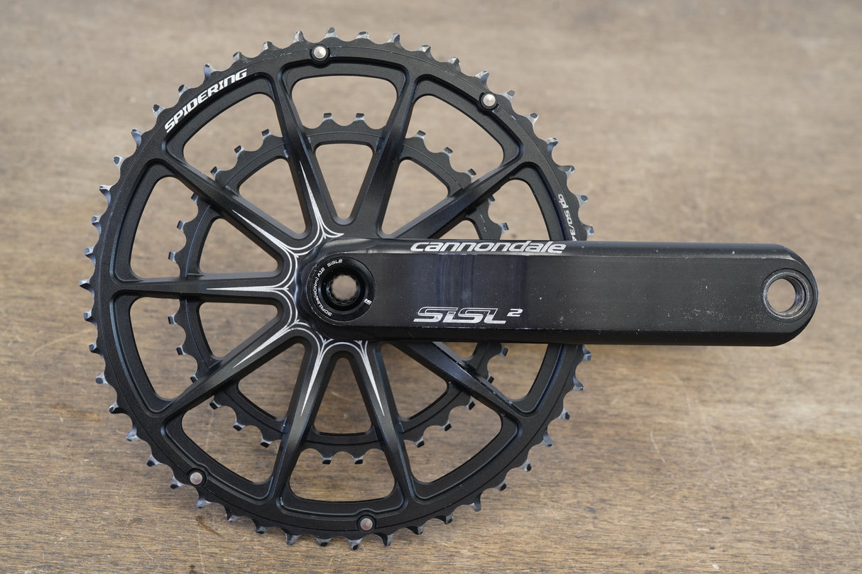 170mm 50/34T BB30 Cannondale SiSL2 Spidering Hollowgram Road Crankset 506g