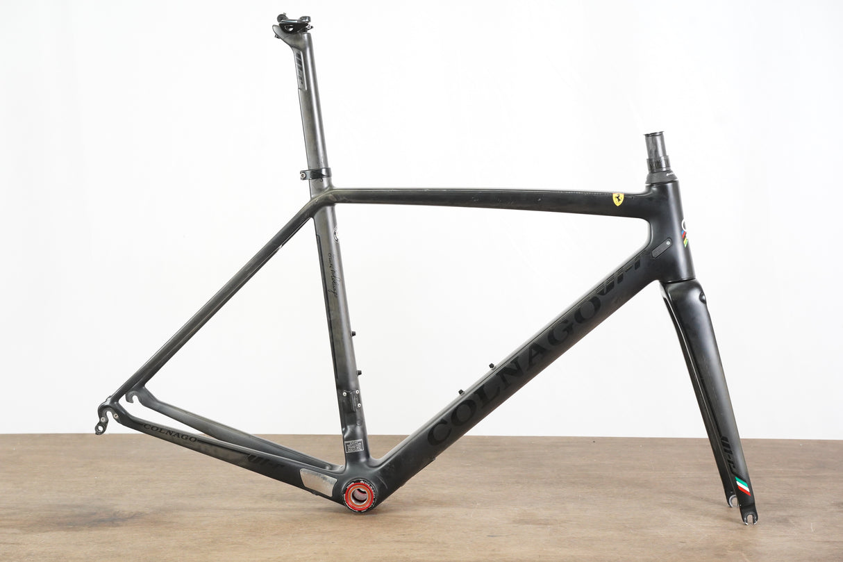 50s Colnago V1-R Ferrari Edition Carbon Rim Brake Road Frameset