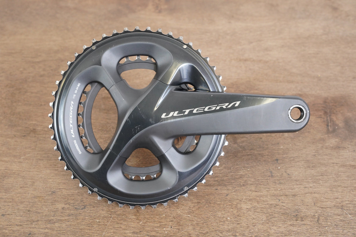 170mm 50/34T Shimano Ultegra FC-R8000 11 Speed Road Crankset 8000