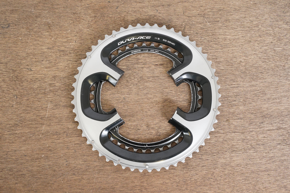 53/39T Shimano Dura-Ace FC-9000 11 Speed Standard Chainrings