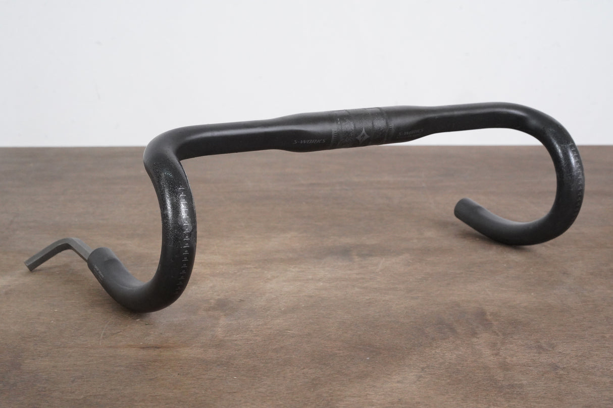 38cm Specialized S-WORKS Shallow Bend Carbon Compact Road Handlebar 31.8mm