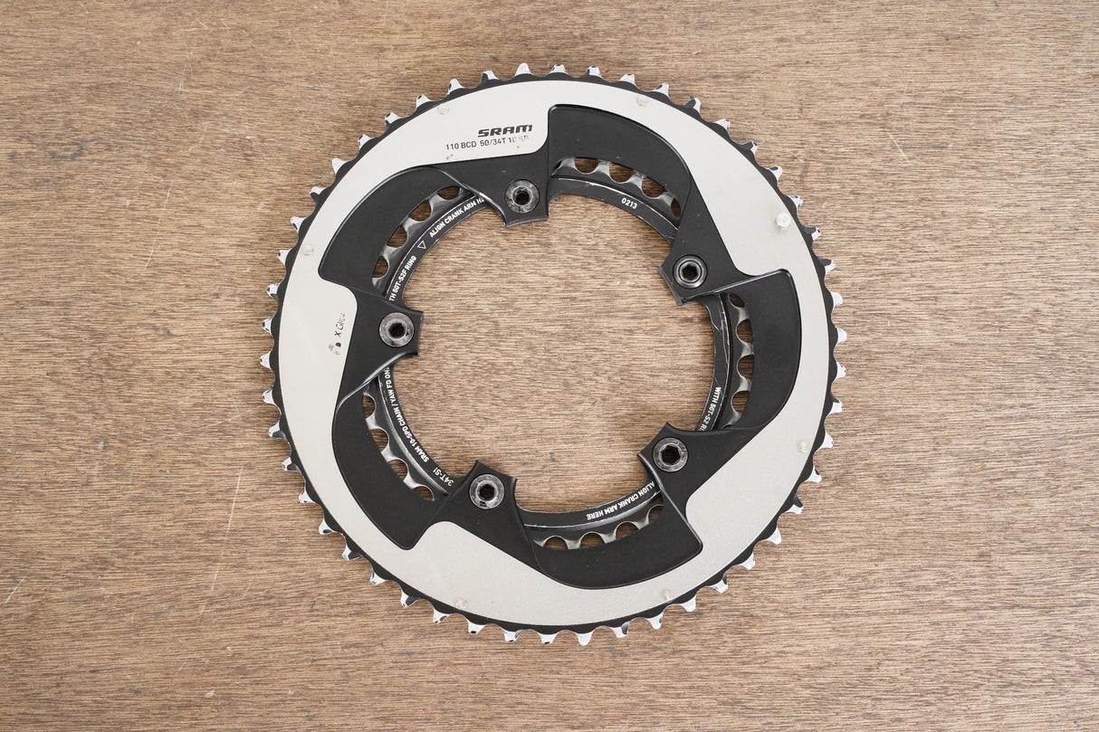 50/34T SRAM Red 22 11 Speed Compact Chainrings