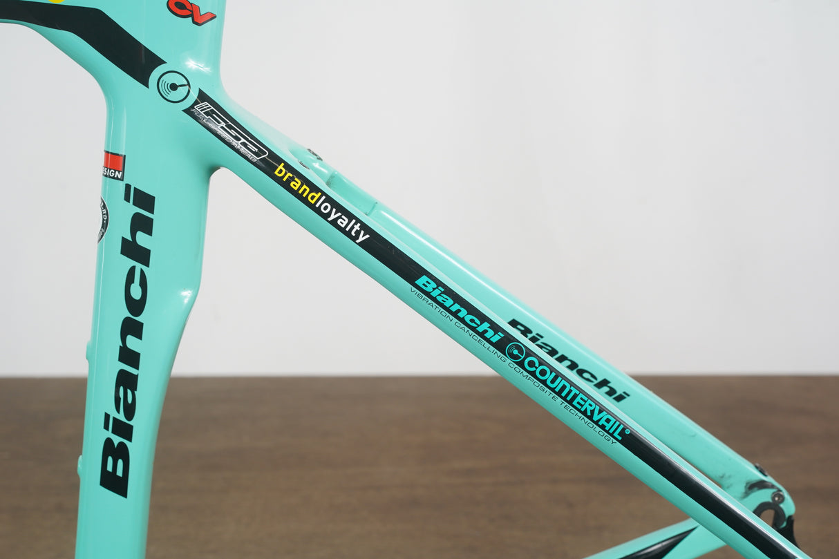 *Replica* 50cm Bianchi Oltre XR4 CV Carbon Aero Rim Brake Road Frameset