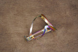 *Damaged* (1) Supacaz Fly Cage Ano Oil Slick Aluminum Water Bottle Cage 21g