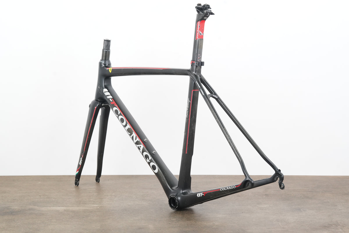 50s Colnago V1-R Ferrari Edition Carbon Rim Brake Road Frameset