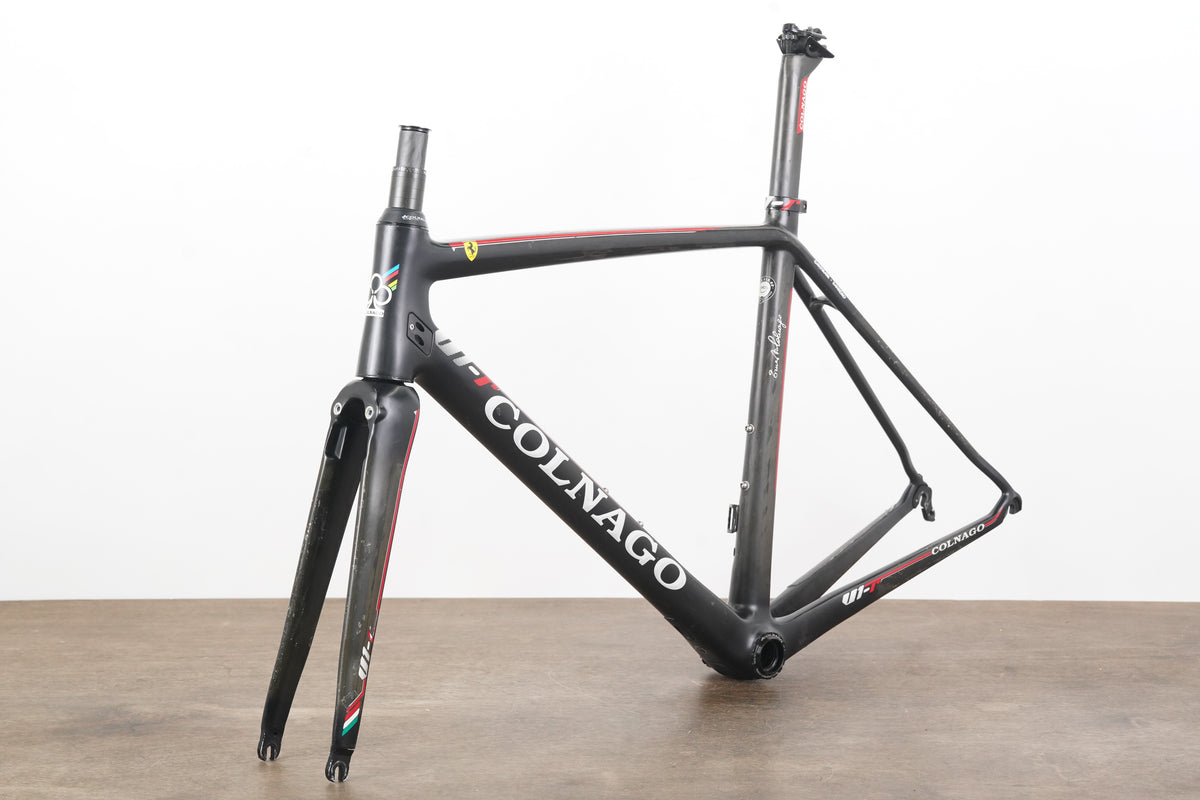50s Colnago V1-R Ferrari Edition Carbon Rim Brake Road Frameset