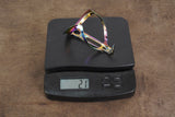 *Damaged* (1) Supacaz Fly Cage Ano Oil Slick Aluminum Water Bottle Cage 21g