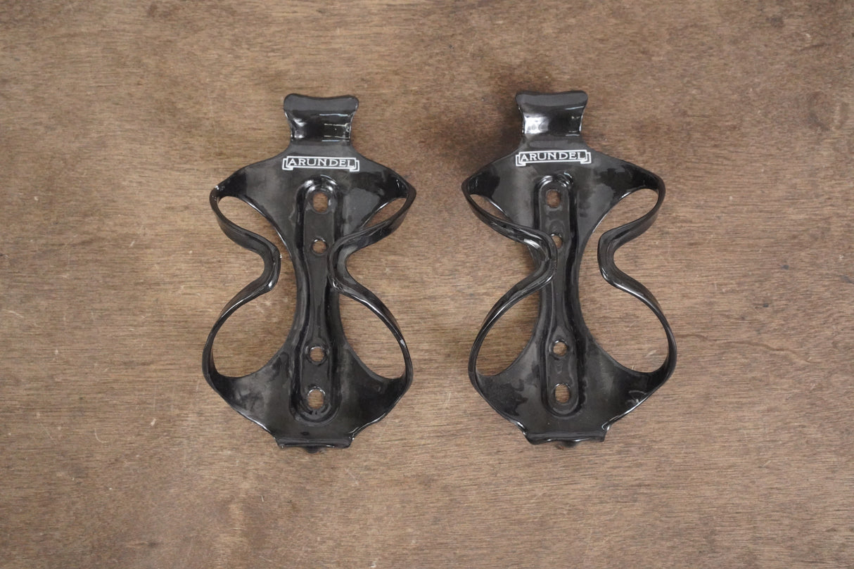 (2) Arundel Mandible Carbon Water Bottle Cages 53g