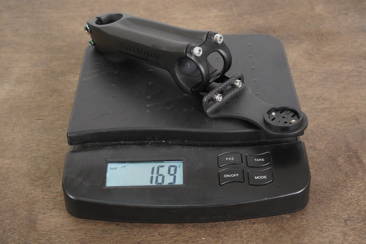 Balugoe 120mm ±6 Degree Carbon Road Stem + Mount 169g 1 1/8" 31.8mm