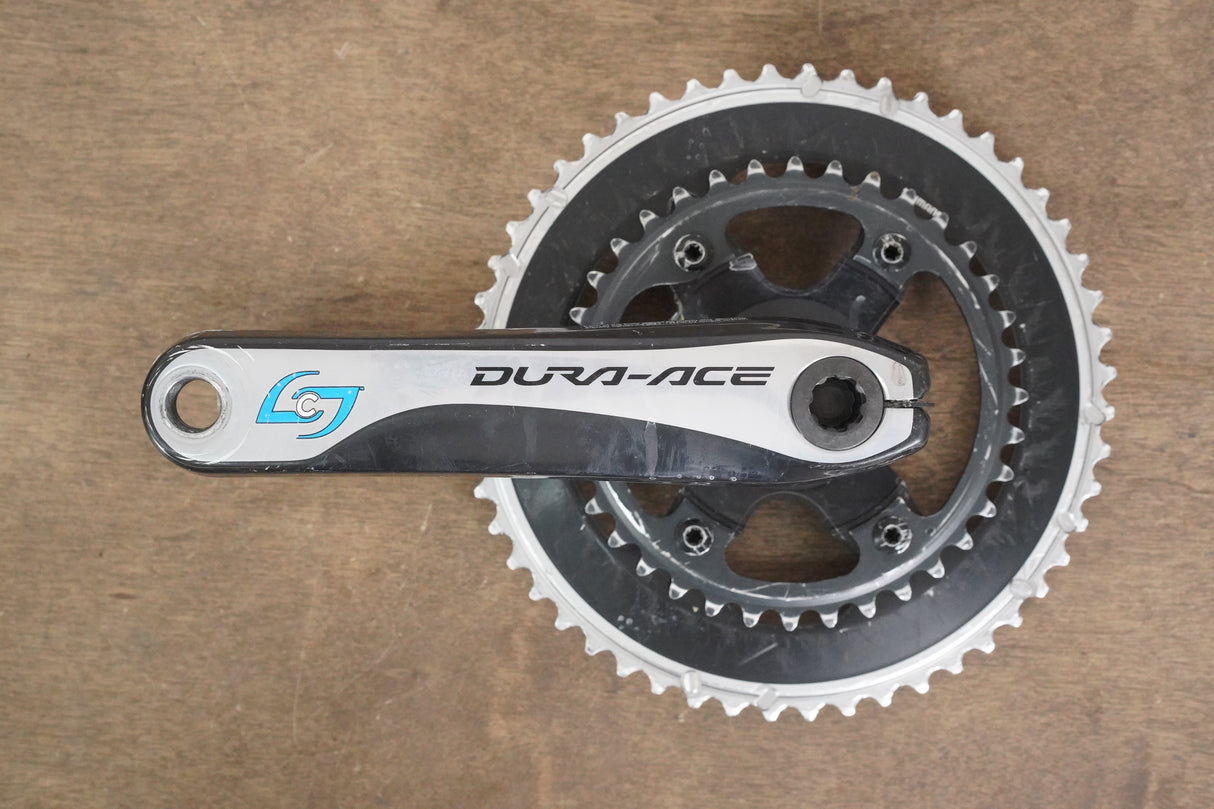 170mm 52/36T Shimano Dura-Ace FC-9000 11 Speed Stages Power Meter Crankset