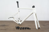 2023 52cm Specialized S-WORKS Tarmac SL8 Gloss White Dune Carbon Disc Frameset