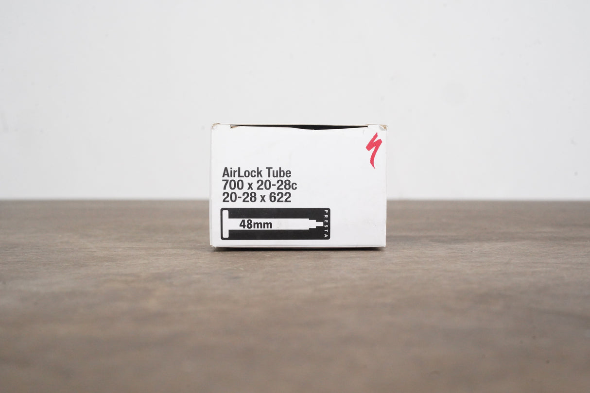 (1) 700x20-28c Specialized AirLock Presta Pre Slimed 48mm Valve Tube