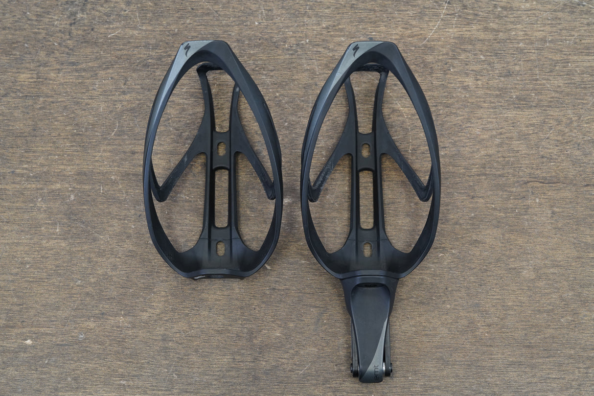 (2) Specialized Rib Cage II Water Bottle Cages + EMT Tool 139g