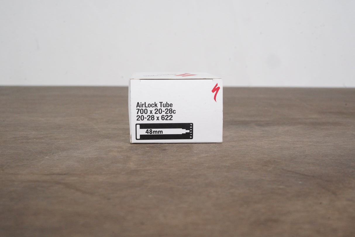 (1) 700x20-28c Specialized AirLock Presta Pre Slimed 48mm Valve Tube