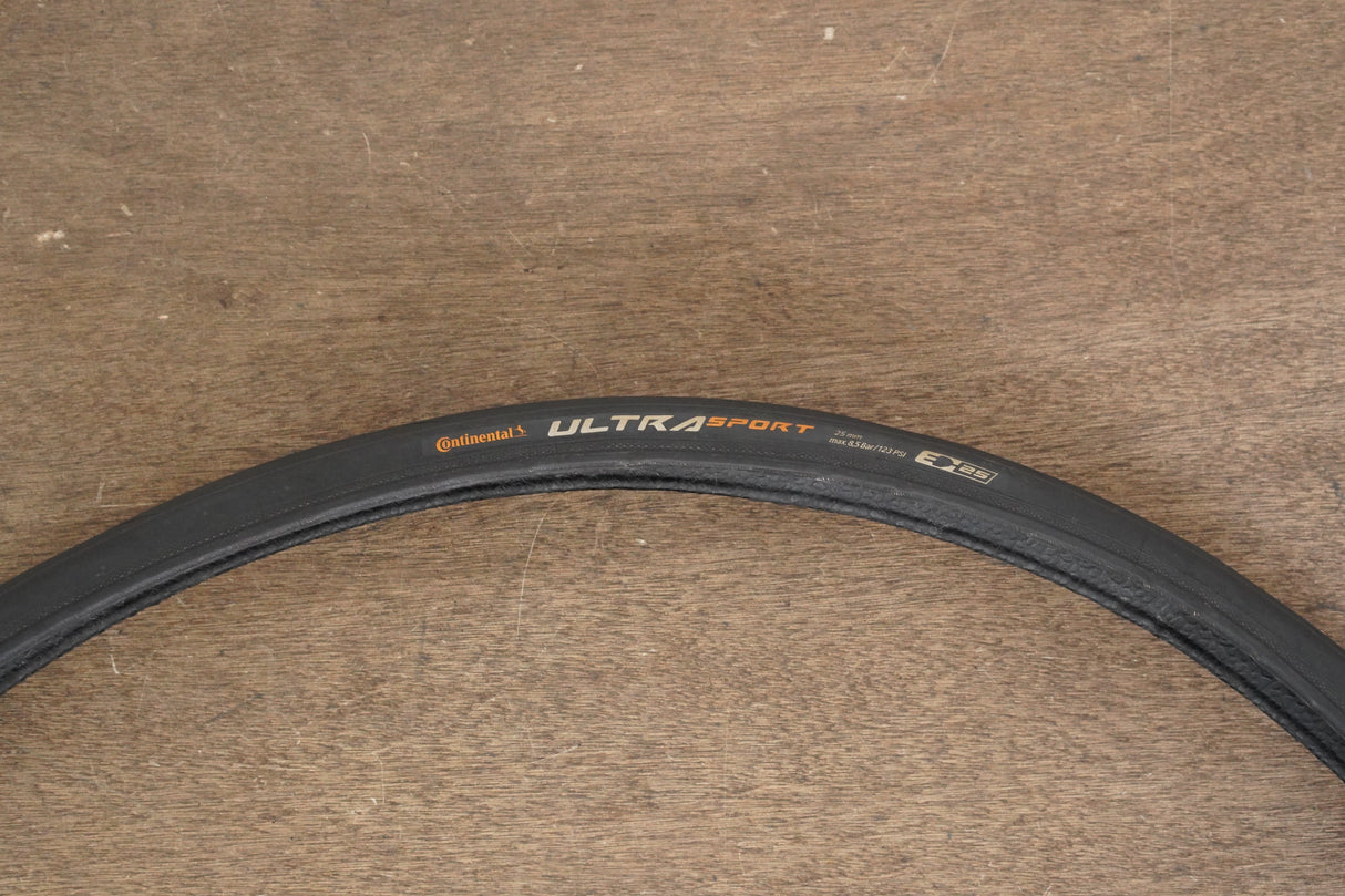 (1) 700x25C (25mm) Continental Ultra Sport Tire Clincher Road Tire