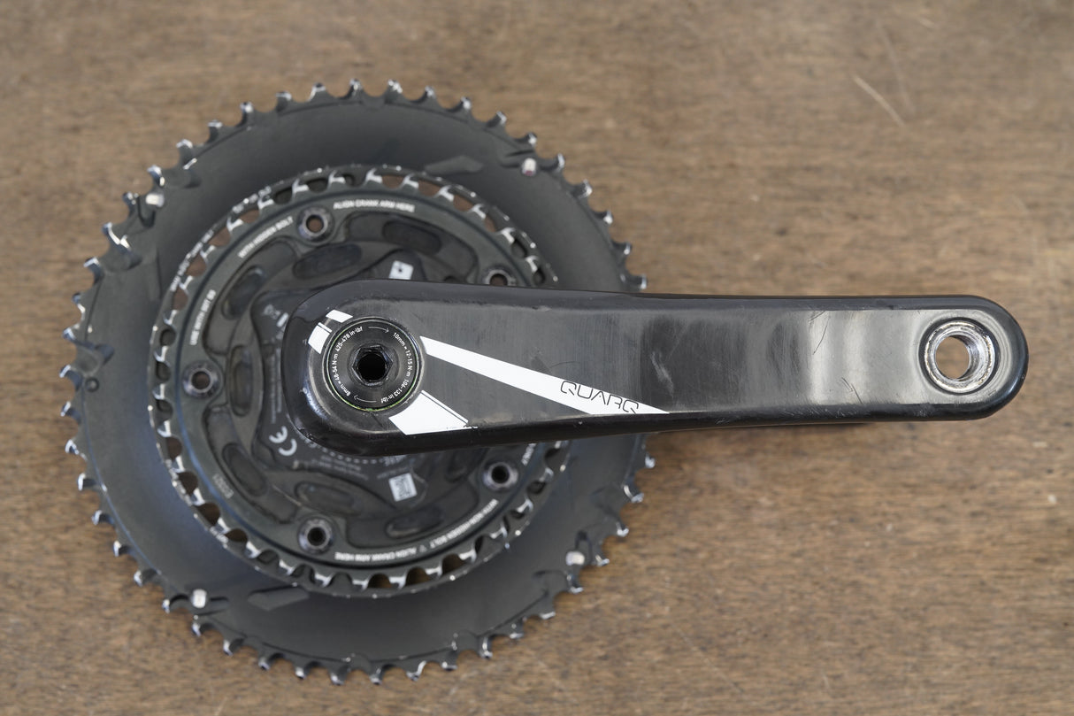 170mm 50/34T GXP Quarq Riken Carbon Power Meter Road Crankset 802g