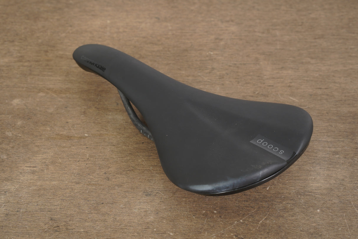 142mm (Shallow) Cannondale Fabric Scoop Pro Carbon Rail Road Saddle 197g