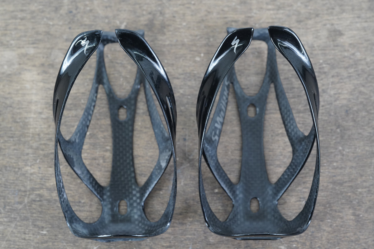 (2) Specialized S-WORKS Rib Cage III Carbon Water Bottle Cages 49g